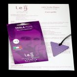 Packaging Leg Tesla Plate Triangle woman with antebacterical varnish - Made in Italy